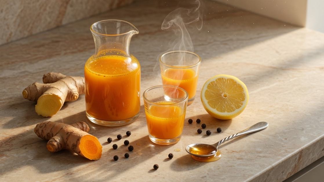 Turmeric Elixir in Five Minutes: The Four-Ingredient Golden Drink